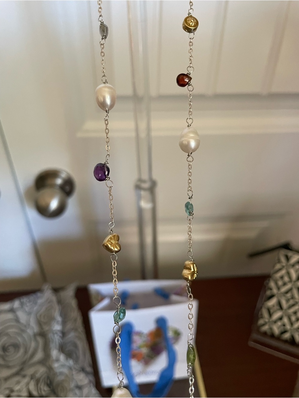 Brighton Brighton Eye Candy Pearl Long Necklace, model J48212 Gift bundle